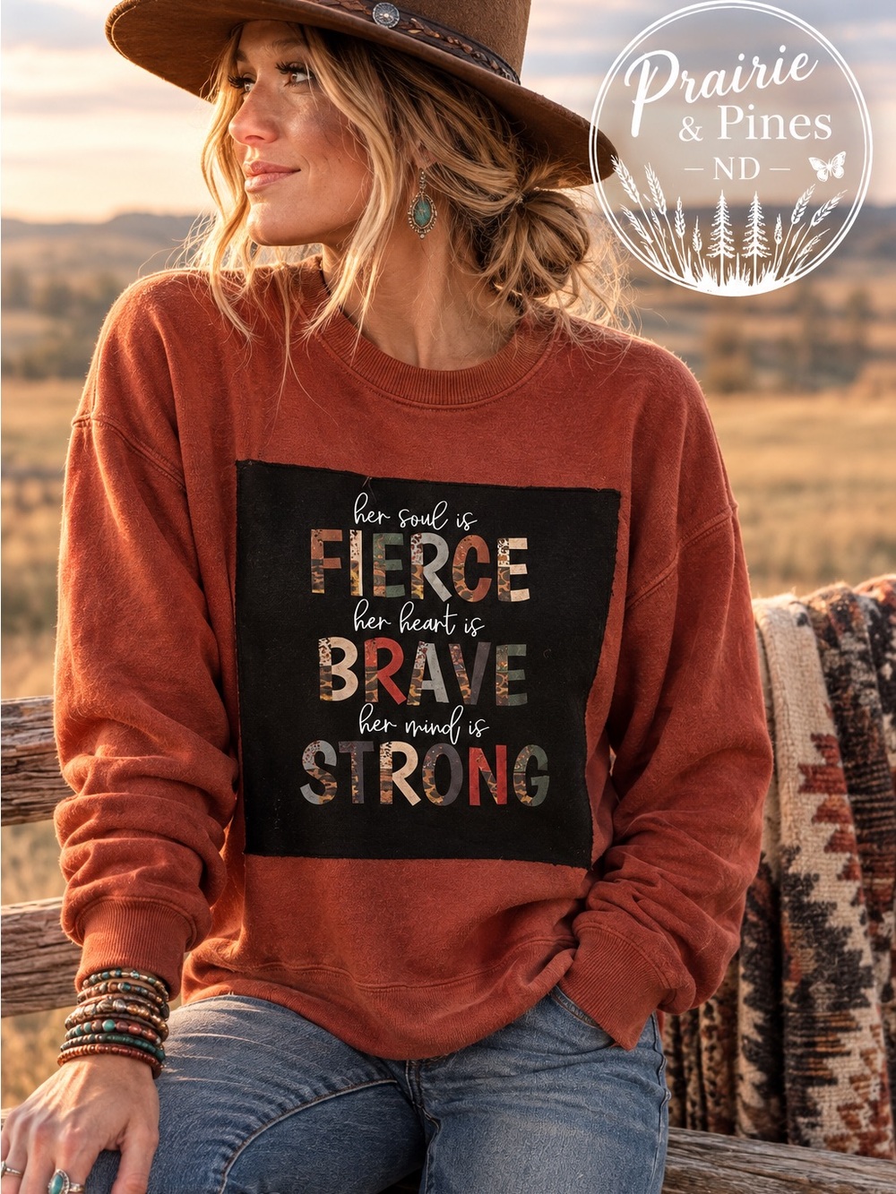 Graphic Fall Crewneck Sweatshirt